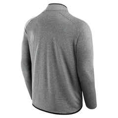 Fanatics Miami Dolphins Unisex Front Office Performance Primary Quarter-Zip Jacket Charcoal