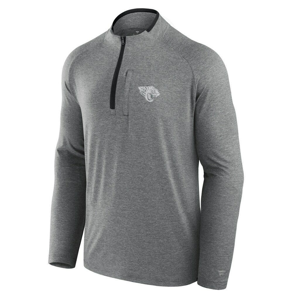 Fanatics Jacksonville Jaguars Unisex Front Office Performance Primary Quarter-Zip Jacket Charcoal