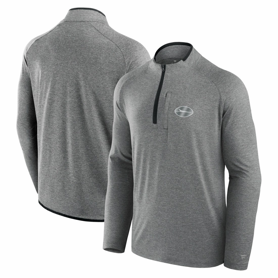Fanatics New York Jets Unisex Front Office Performance Primary Quarter-Zip Jacket Charcoal