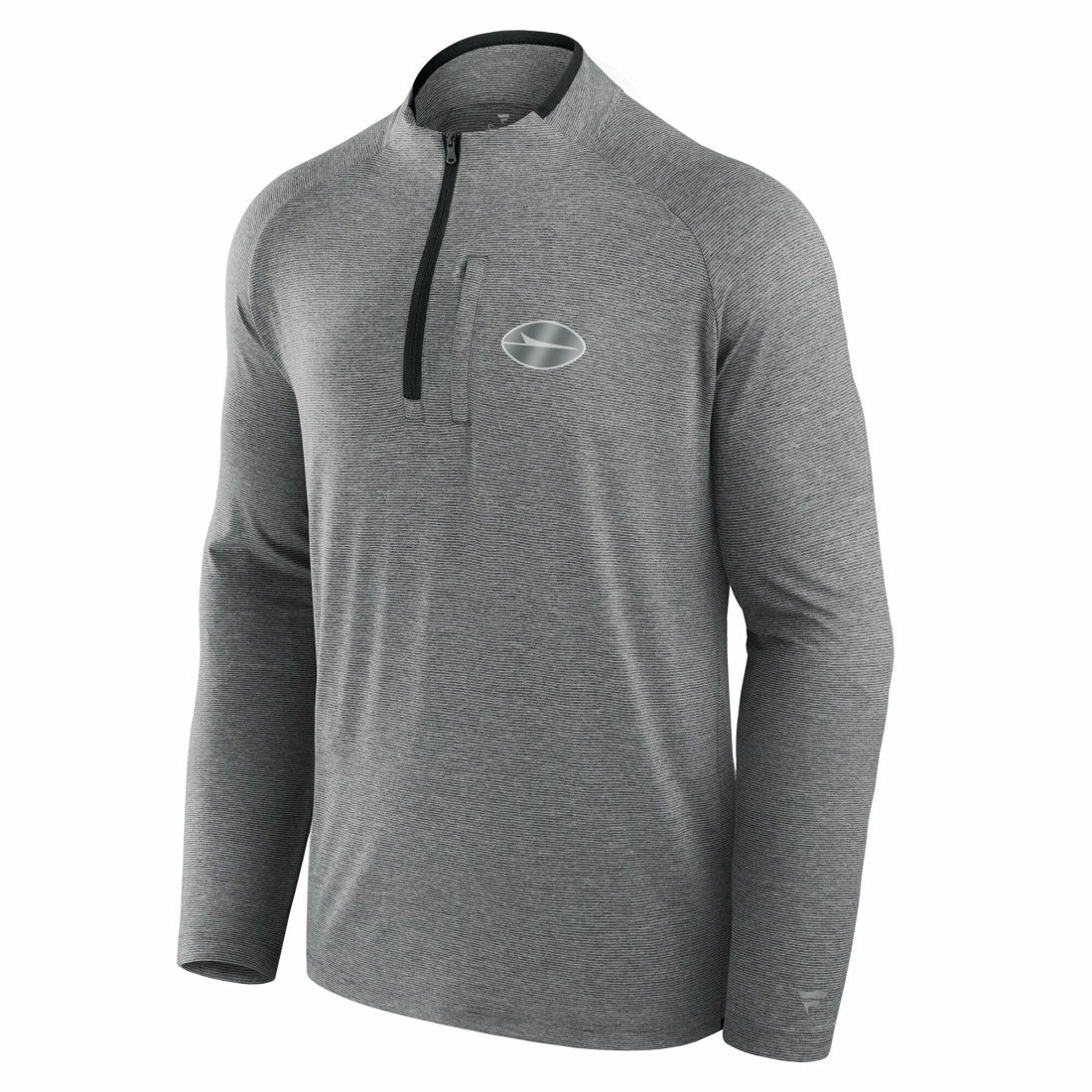 Fanatics New York Jets Unisex Front Office Performance Primary Quarter-Zip Jacket Charcoal