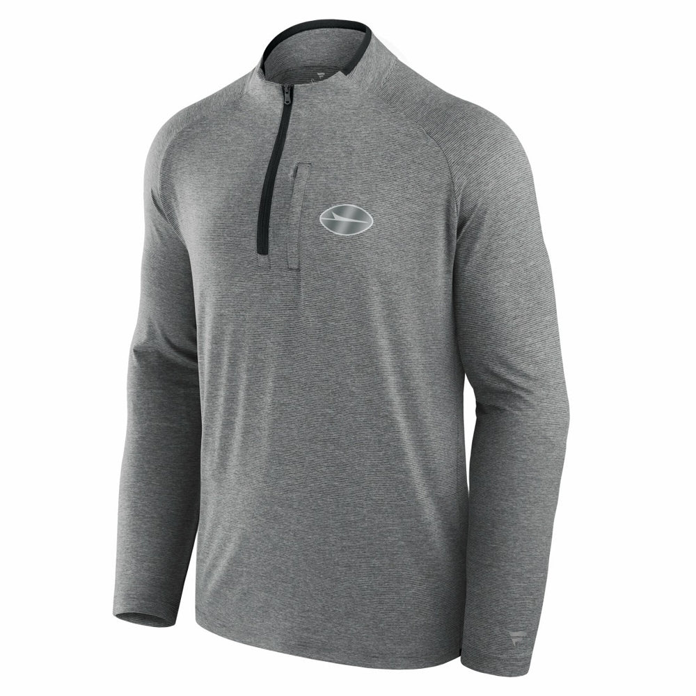 Fanatics New York Jets Unisex Front Office Performance Primary Quarter-Zip Jacket Charcoal