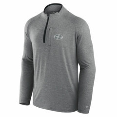 Fanatics New York Jets Unisex Front Office Performance Primary Quarter-Zip Jacket Charcoal