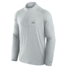 Fanatics Cleveland Browns Unisex Front Office Performance Primary Quarter-Zip Jacket Gray