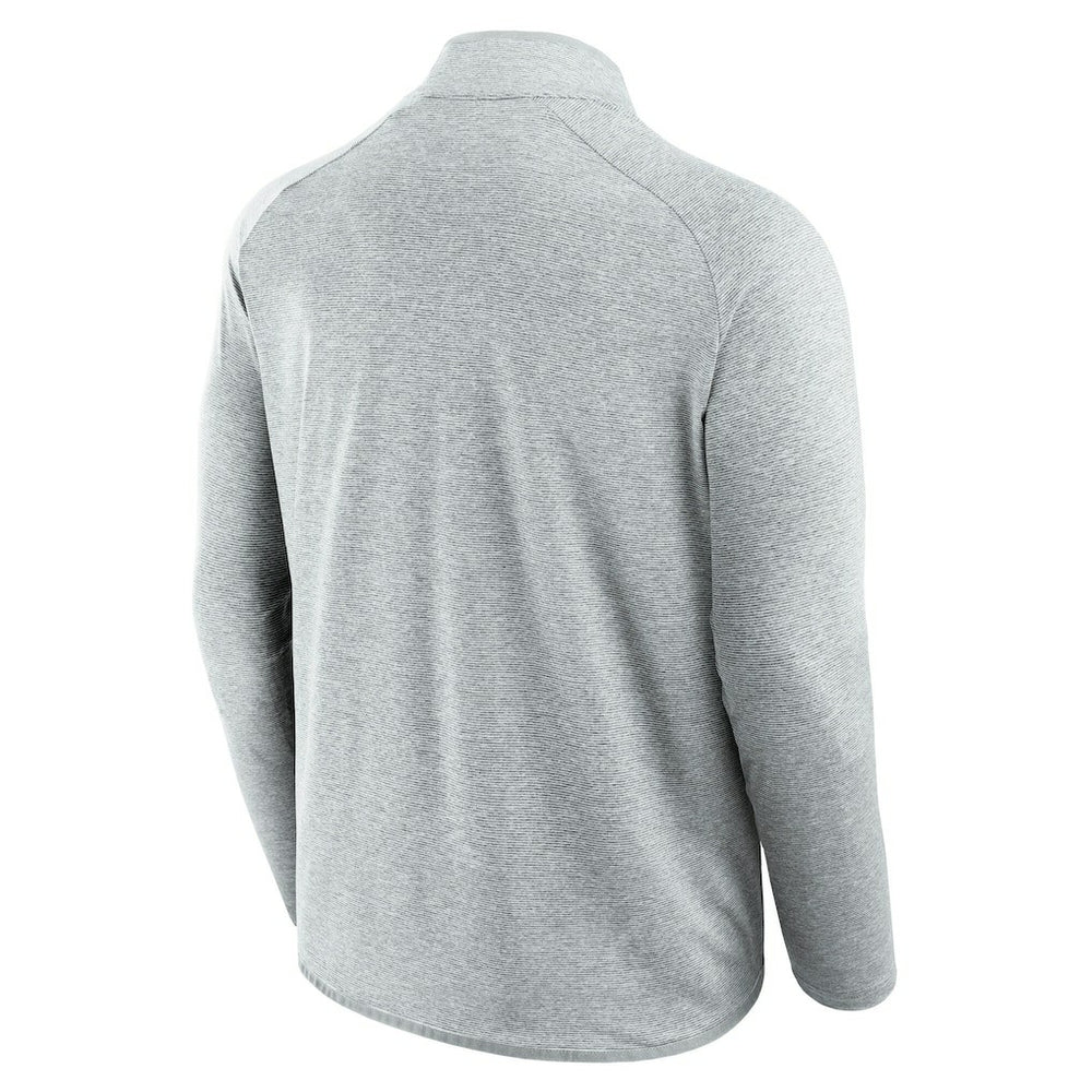 Fanatics Cleveland Browns Unisex Front Office Performance Primary Quarter-Zip Jacket Gray