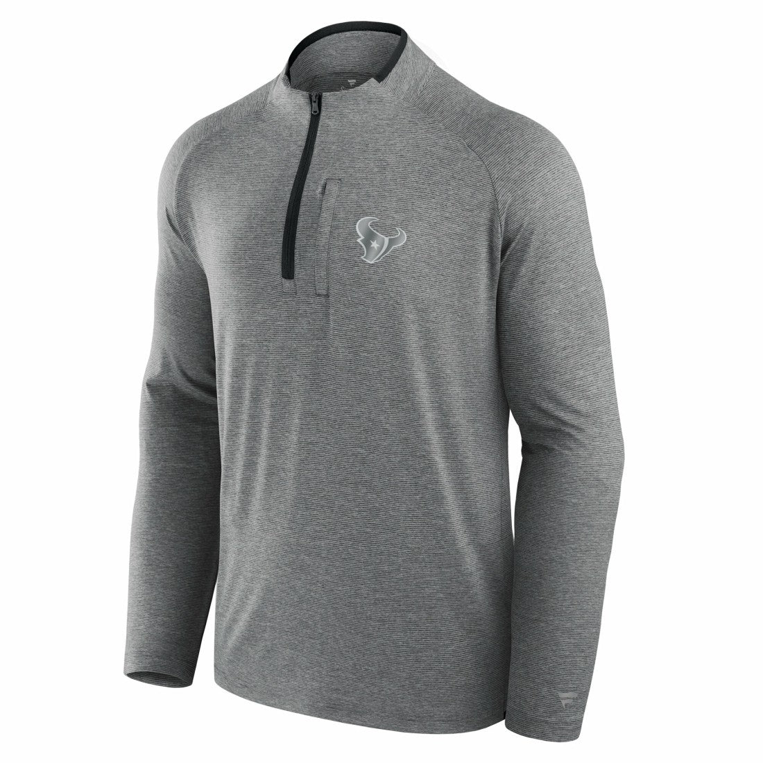Fanatics Houston Texans Unisex Front Office Performance Primary Quarter-Zip Jacket Charcoal