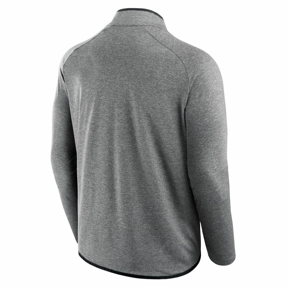 Fanatics Houston Texans Unisex Front Office Performance Primary Quarter-Zip Jacket Charcoal