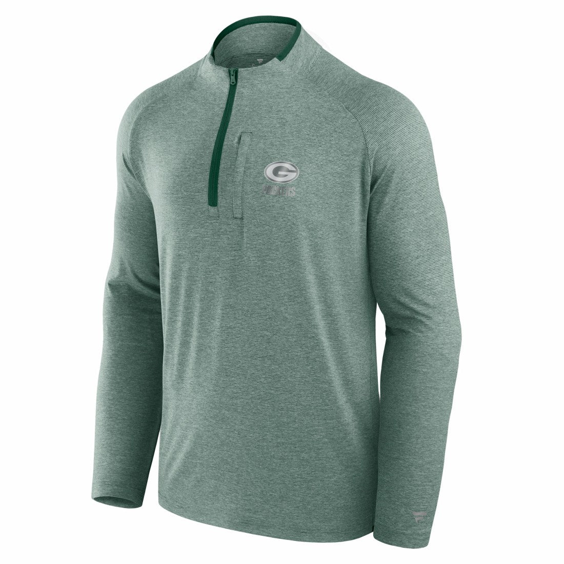 Fanatics Green Bay Packers Unisex Front Office Performance Primary Quarter-Zip Jacket Green