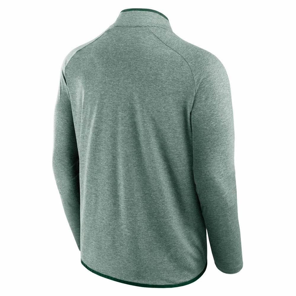 Fanatics Green Bay Packers Unisex Front Office Performance Primary Quarter-Zip Jacket Green