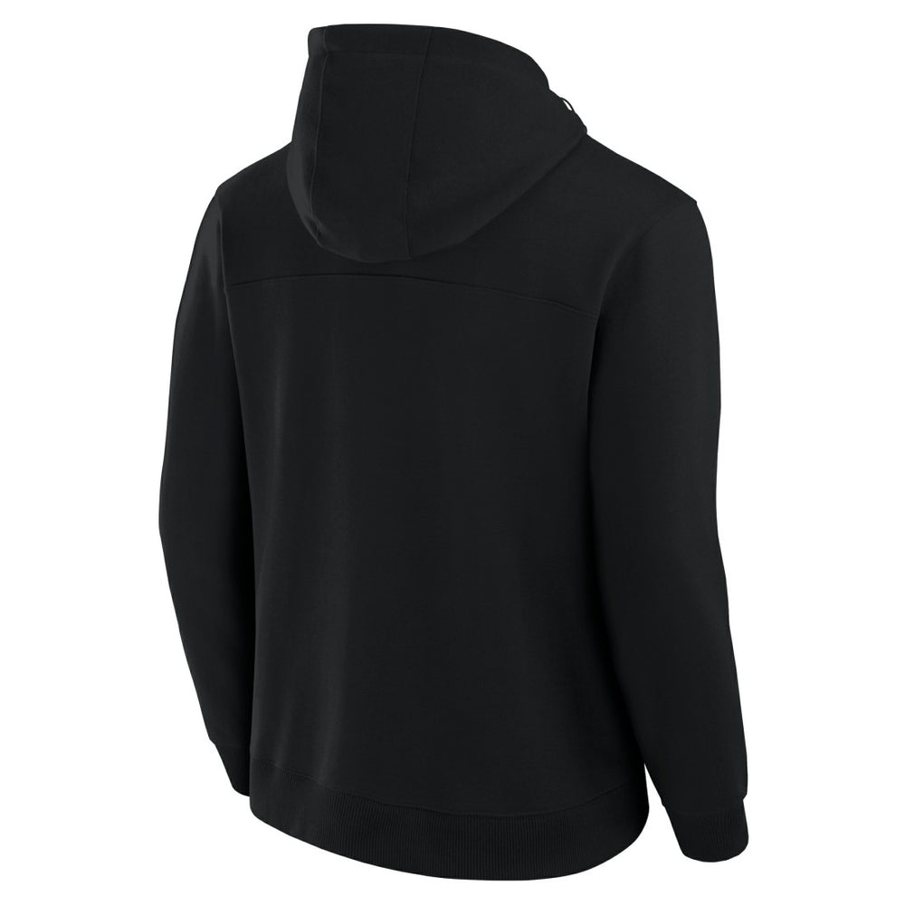 Fanatics New York Jets Unisex Front Office Tonal Tri-Blend Pullover Hoodie Black