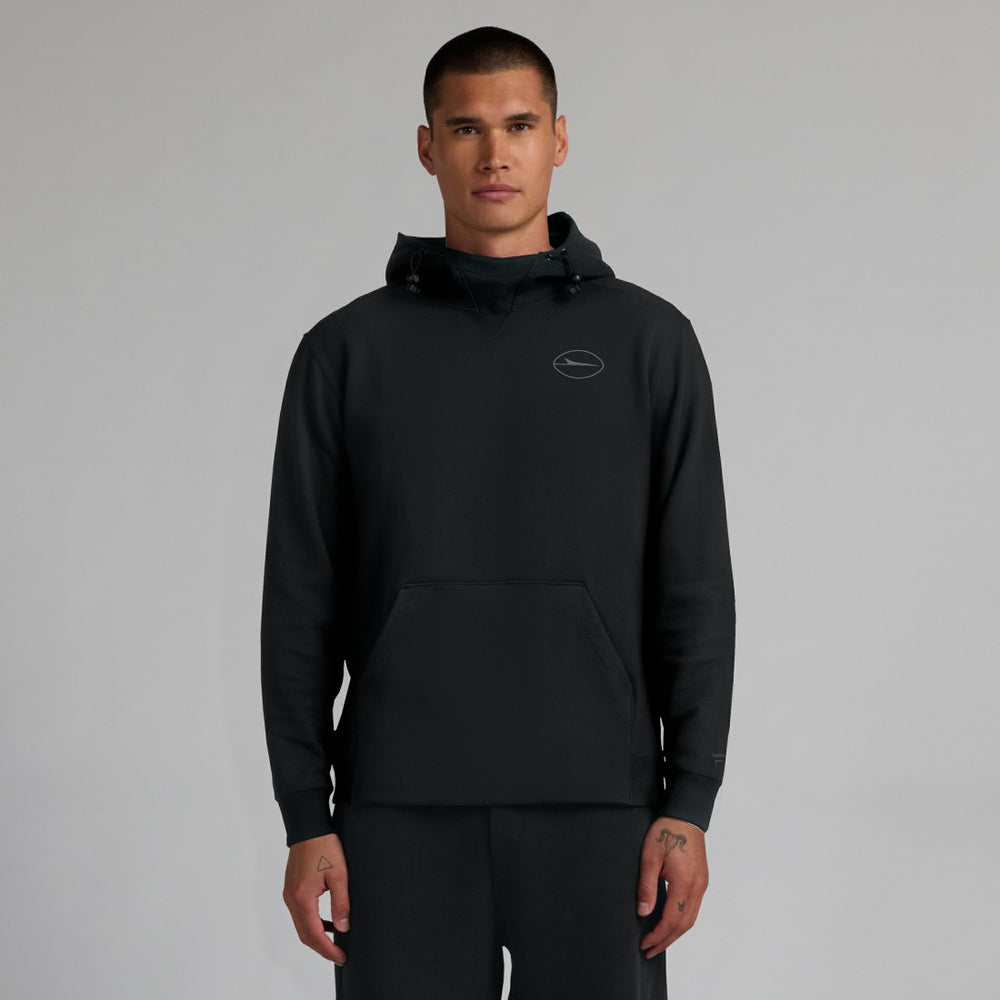 Fanatics New York Jets Unisex Front Office Tonal Tri-Blend Pullover Hoodie Black