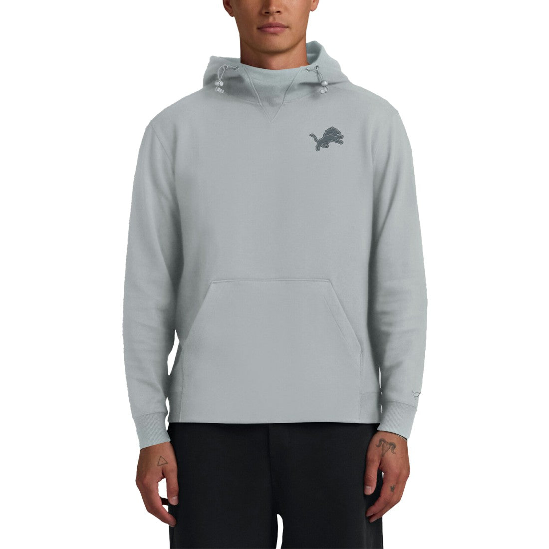 Fanatics Detroit Lions Unisex Front Office Tonal Tri-Blend Pullover Hoodie Gray