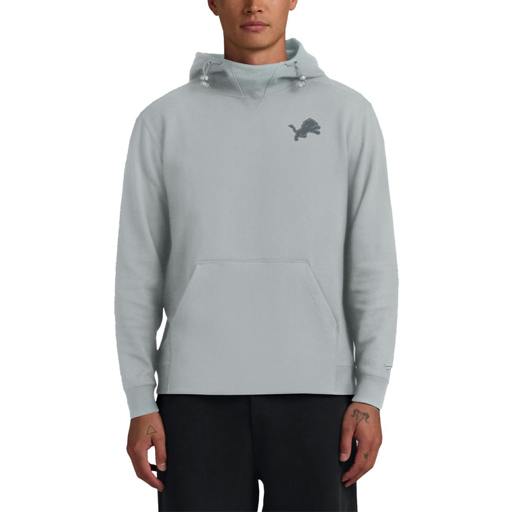 Fanatics Detroit Lions Unisex Front Office Tonal Tri-Blend Pullover Hoodie Gray