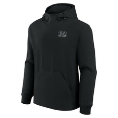 Fanatics Cincinnati Bengals Unisex Front Office Tonal Tri-Blend Pullover Hoodie Black
