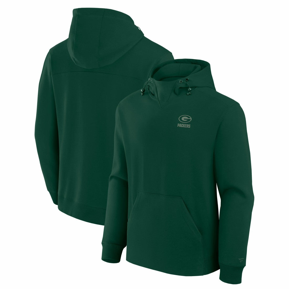 Fanatics Green Bay Packers Unisex Front Office Tonal Tri-Blend Pullover Hoodie Green