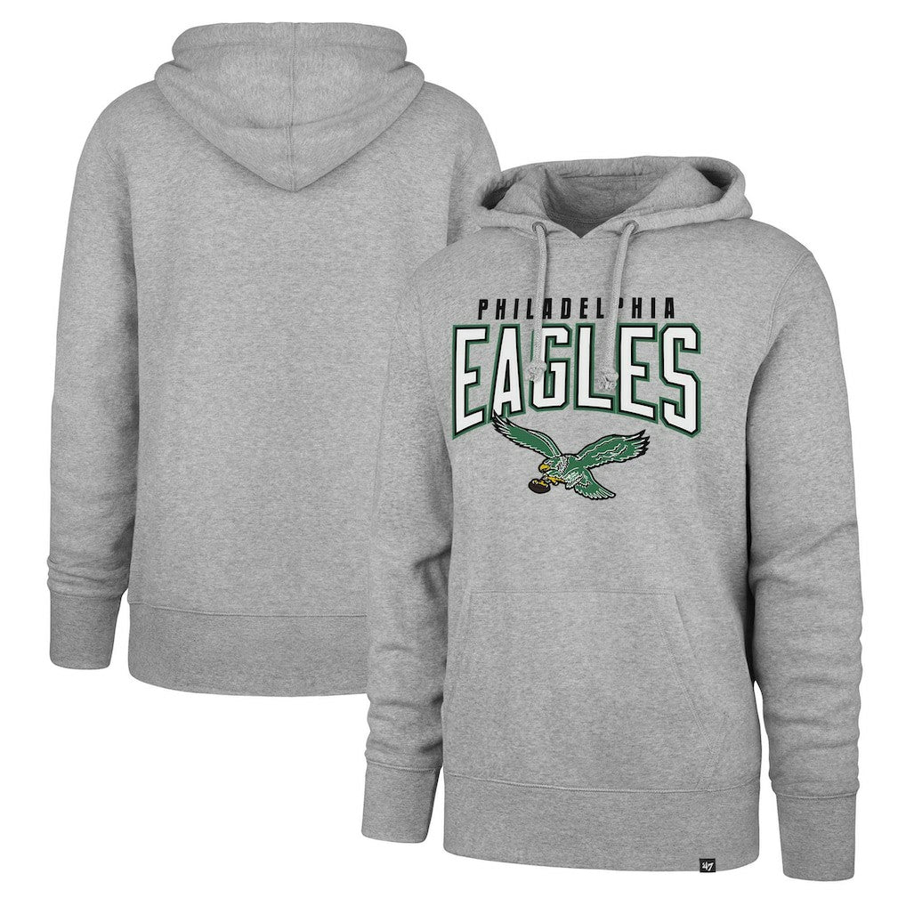47 brand Philadelphia Eagles '47 Headline Pullover Hoodie Gray
