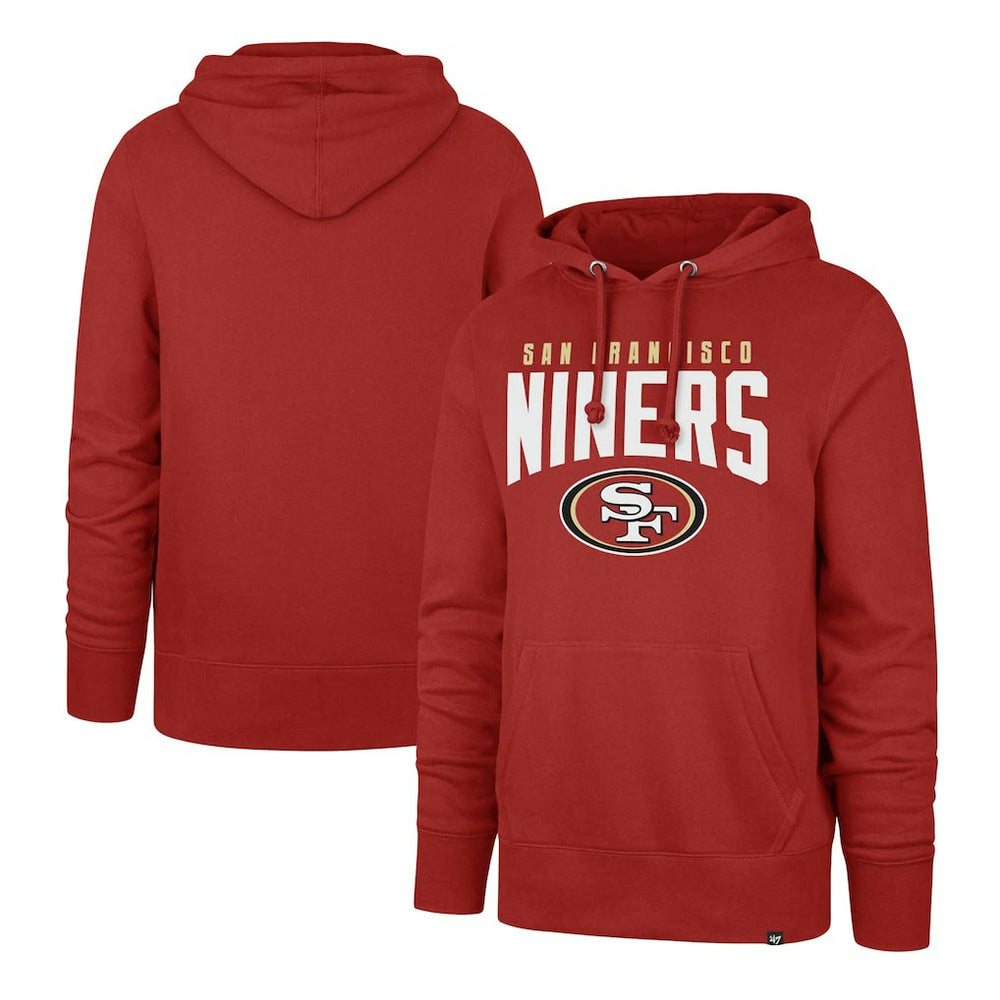 47 brand San Francisco 49ers '47 Headline Pullover Hoodie Scarlet