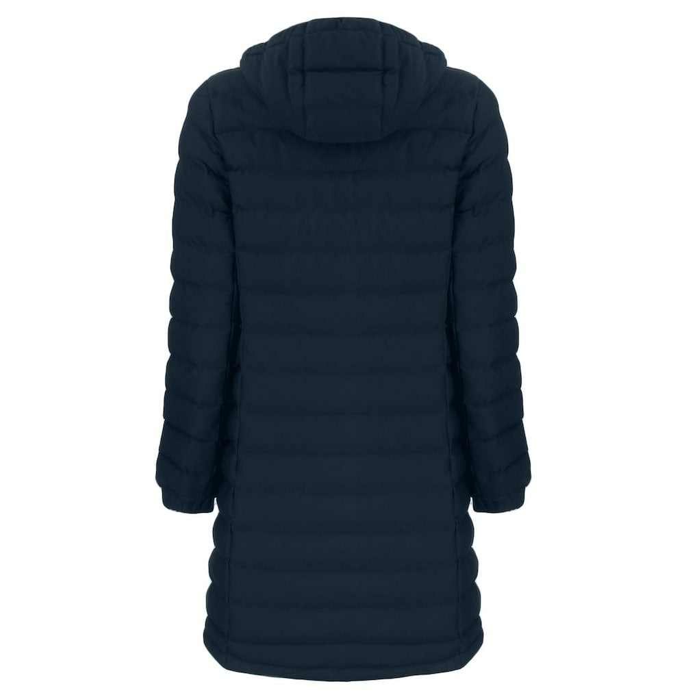 Chicago Bears Cutter & Buck Women's Throwback Logo Mission Ridge Repreve Eco Insulated Full-Zip Puffer Jacket Navy