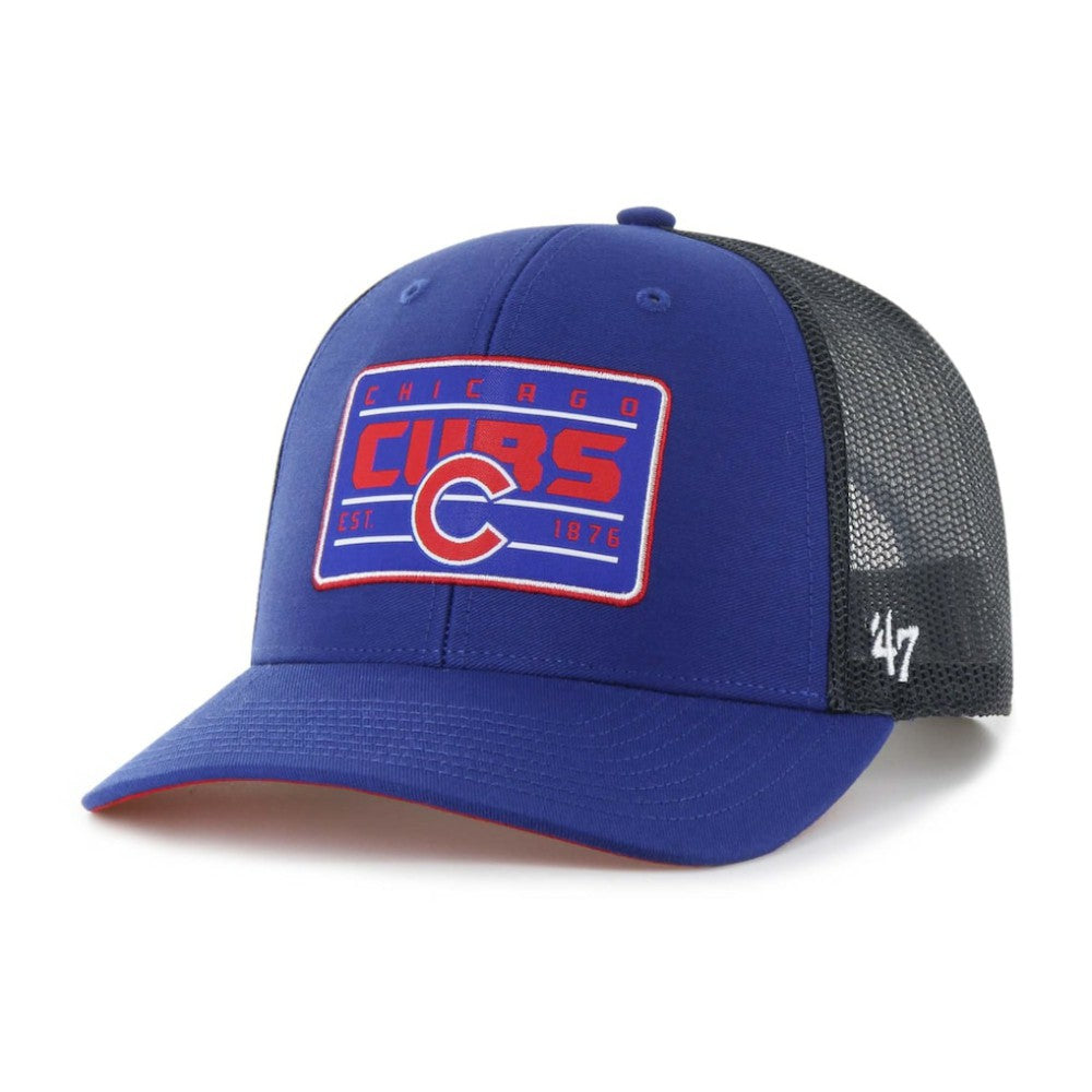 Chicago Cubs '47 Hardline Trucker Adjustable Hat - Royal - 47 brand Lifestyle