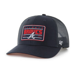 Atlanta Braves '47 Hardline Trucker Adjustable Hat - Navy - 47 brand Sale