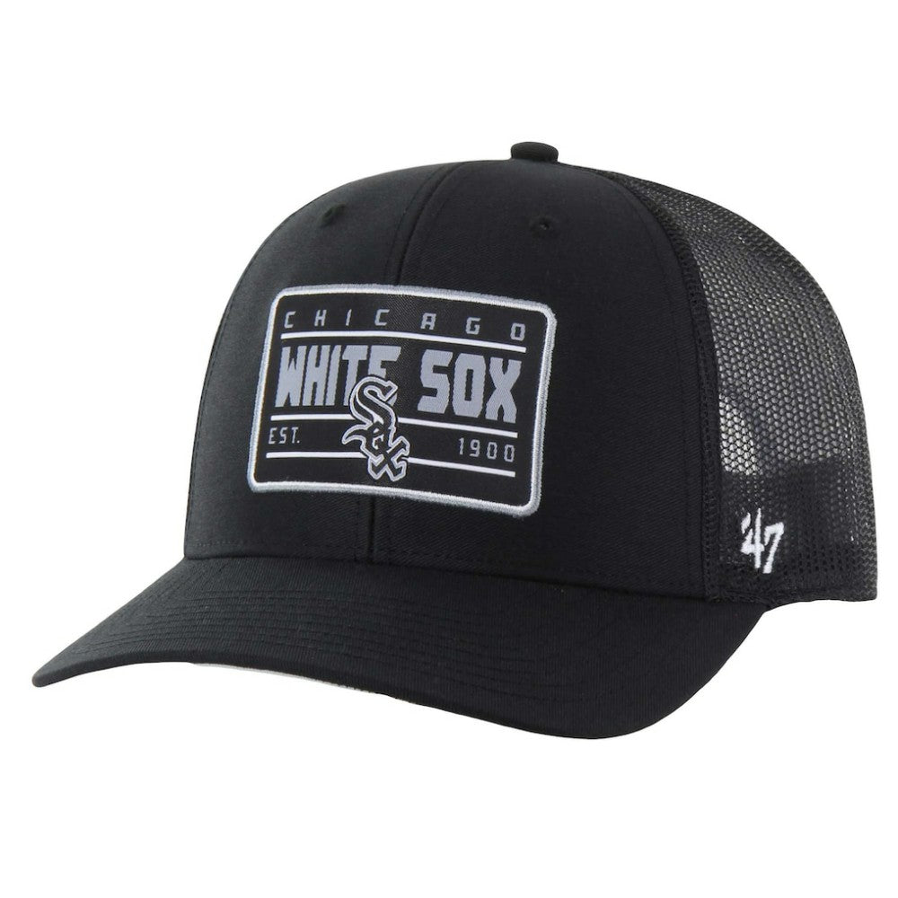 Chicago White Sox '47 Hardline Trucker Adjustable Hat - Black - 47 brand on Sale