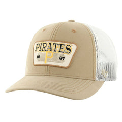 Pittsburgh Pirates '47 Ridgewood Trucker Adjustable Hats - Khaki - 47 brand Sale