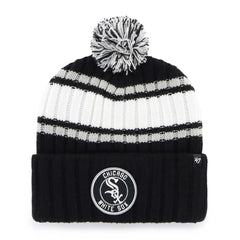 Chicago White Sox '47 Plateau Cuffed Knit Hat with Pom - Black - 47 brand Online