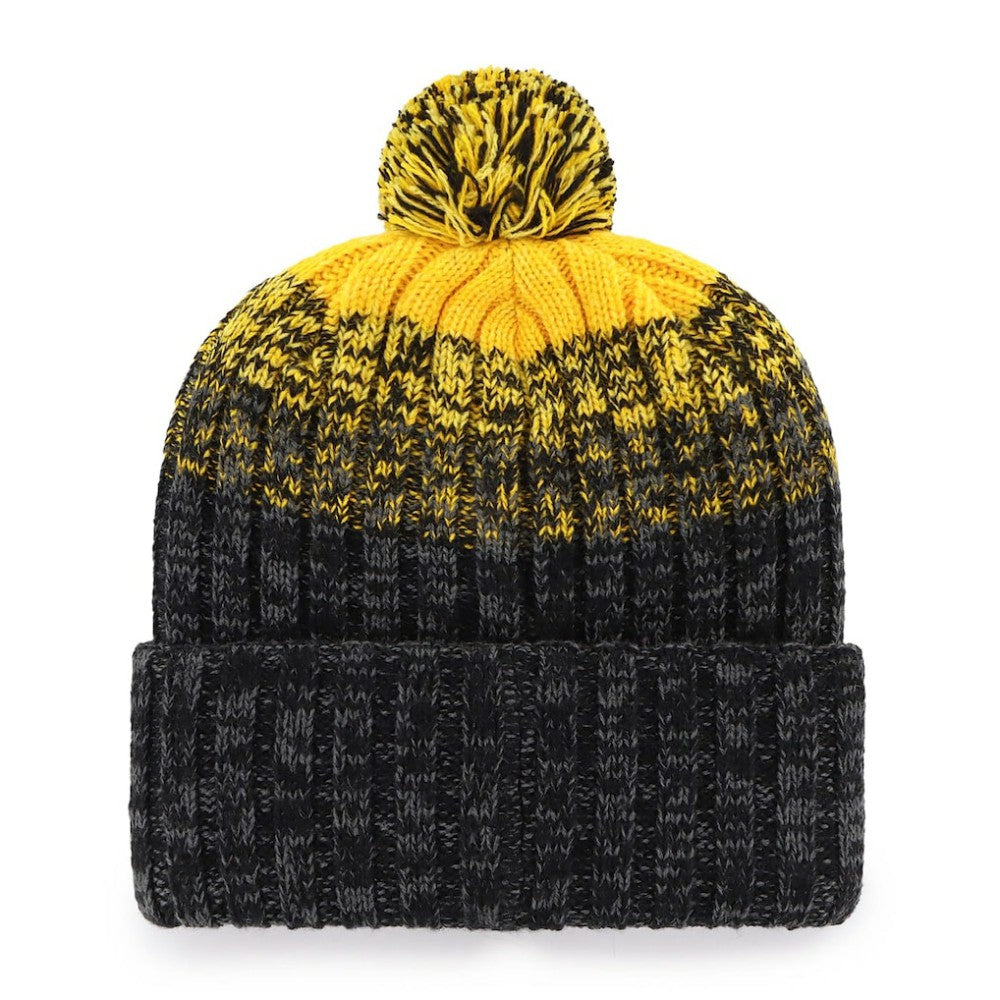 Pittsburgh Pirates '47 Cascade Cuffed Knit Hat with Pom - Black - 47 brand Discount