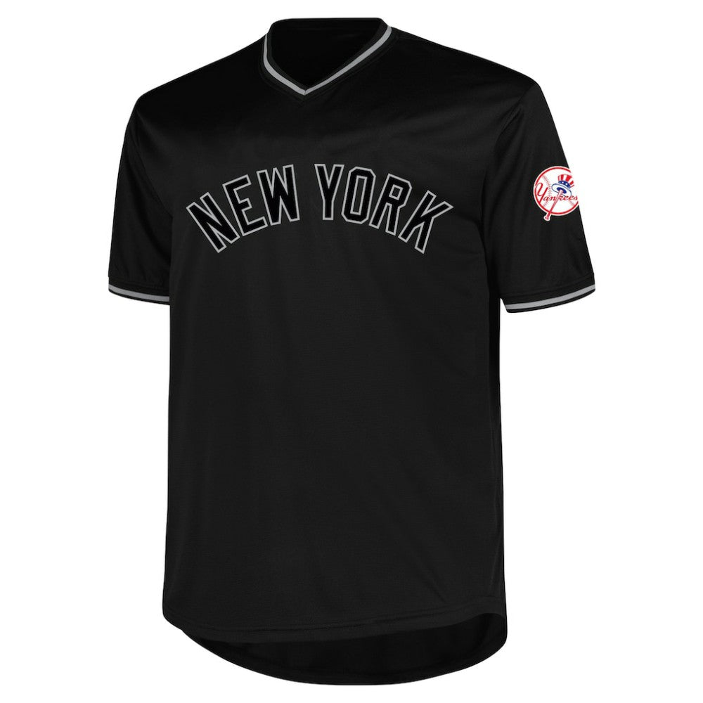 New York Yankees Profile Big & Tall Pop Fashion Jersey - Black - MLB Sale