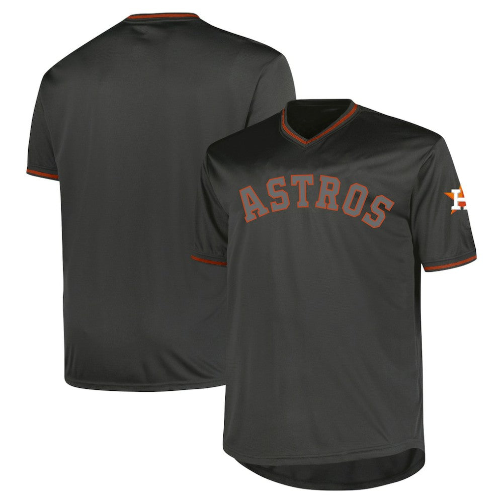 Houston Astros Profile Big & Tall Pop Fashion Jersey - Charcoal - MLB Sale