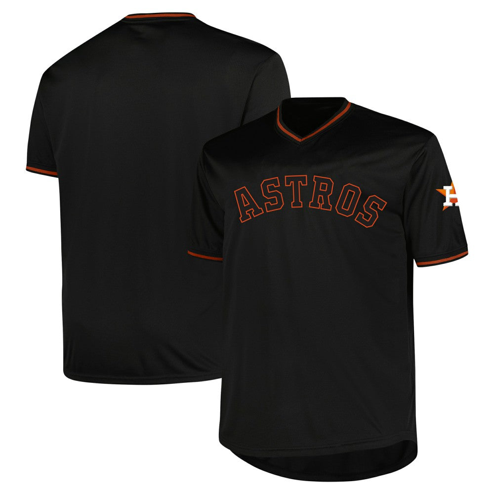 Houston Astros Profile Big & Tall Pop Fashion Jersey - Black - MLB Discount