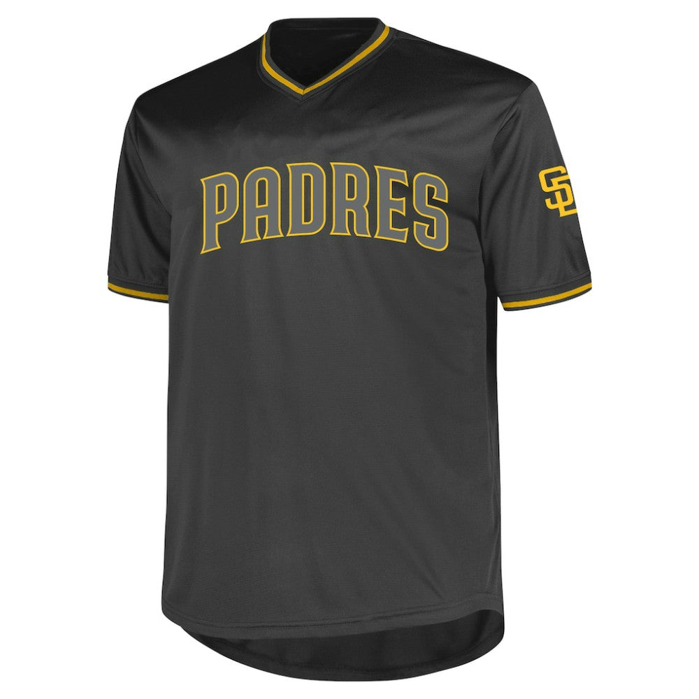 San Diego Padres Profile Big & Tall Pop Fashion Jersey - Charcoal - MLB Discount