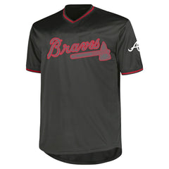 Atlanta Braves Profile Big & Tall Pop Fashion Jersey - Charcoal - MLB on Sale