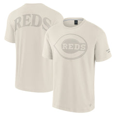 Cincinnati Reds Fanatics Elements Iconic T-Shirt - Cream - Fanatics Discount