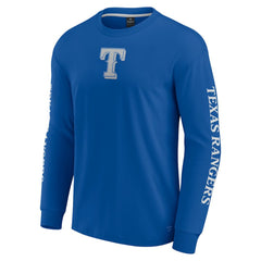 Texas Rangers Fanatics Elements Strive Long Sleeve T-Shirt - Royal - Fanatics Online