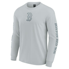 Boston Red Sox Fanatics Elements Strive Long Sleeve T-Shirt - Gray - Fanatics Online
