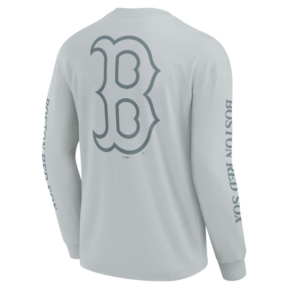 Boston Red Sox Fanatics Elements Strive Long Sleeve T-Shirt - Gray - Fanatics Online