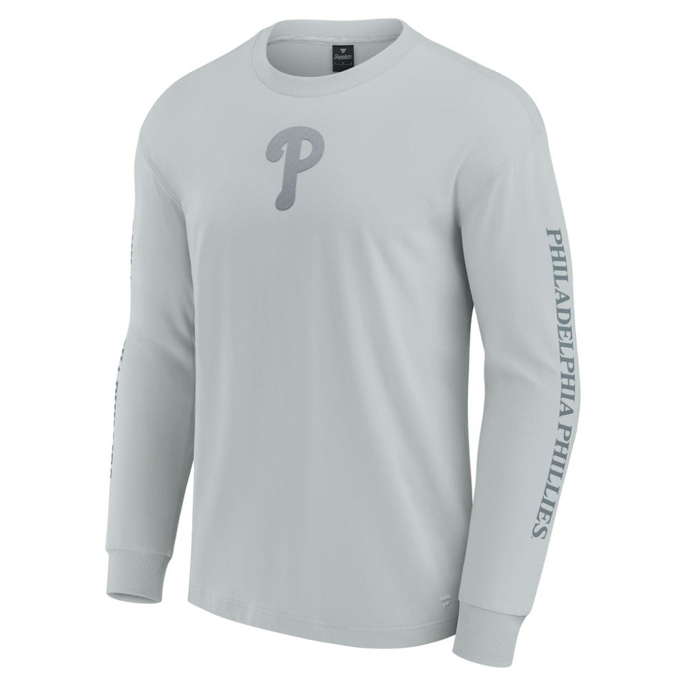 Philadelphia Phillies Fanatics Elements Strive Long Sleeve T-Shirt - Gray - Fanatics Sale