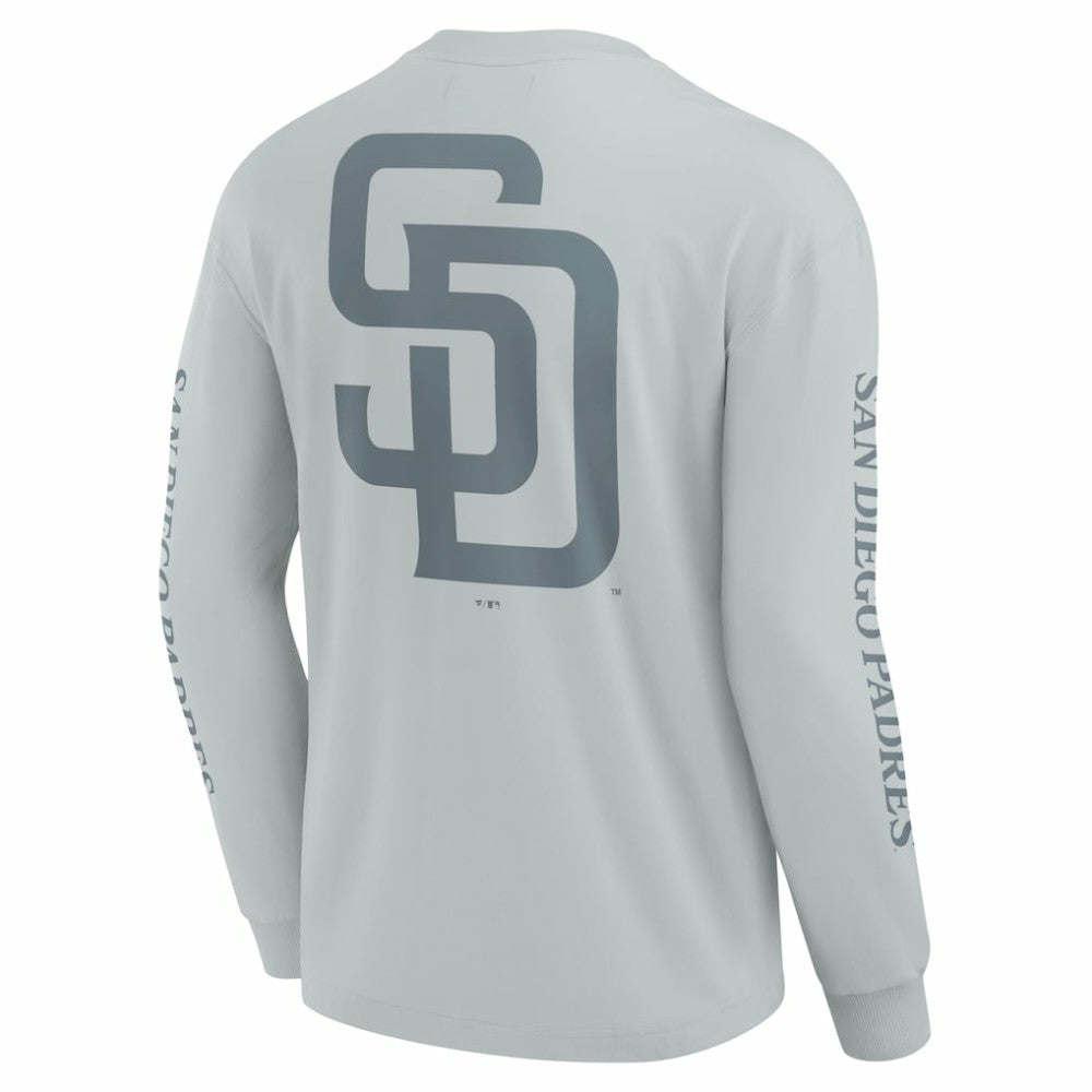 San Diego Padres Fanatics Elements Strive Long Sleeve T-Shirt - Gray - Fanatics on Sale