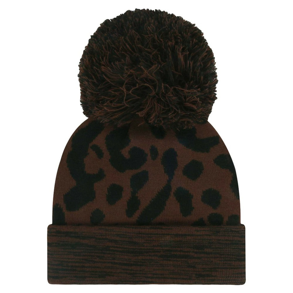 Minnesota Twins '47 Women's Rosette Cuffed Knit Hat with Pom - Brown - 47 brand on Sale