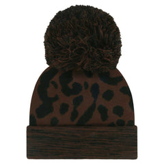 Minnesota Twins '47 Women's Rosette Cuffed Knit Hat with Pom - Brown - 47 brand on Sale