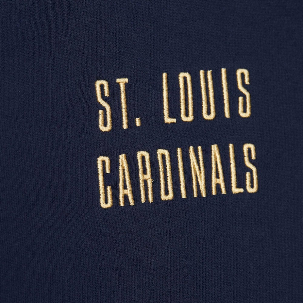 St. Louis Cardinals Mitchell & Ness Team OG 2.0 Current Logo Pullover Hoodie - Navy - Mitchell & Ness Sale