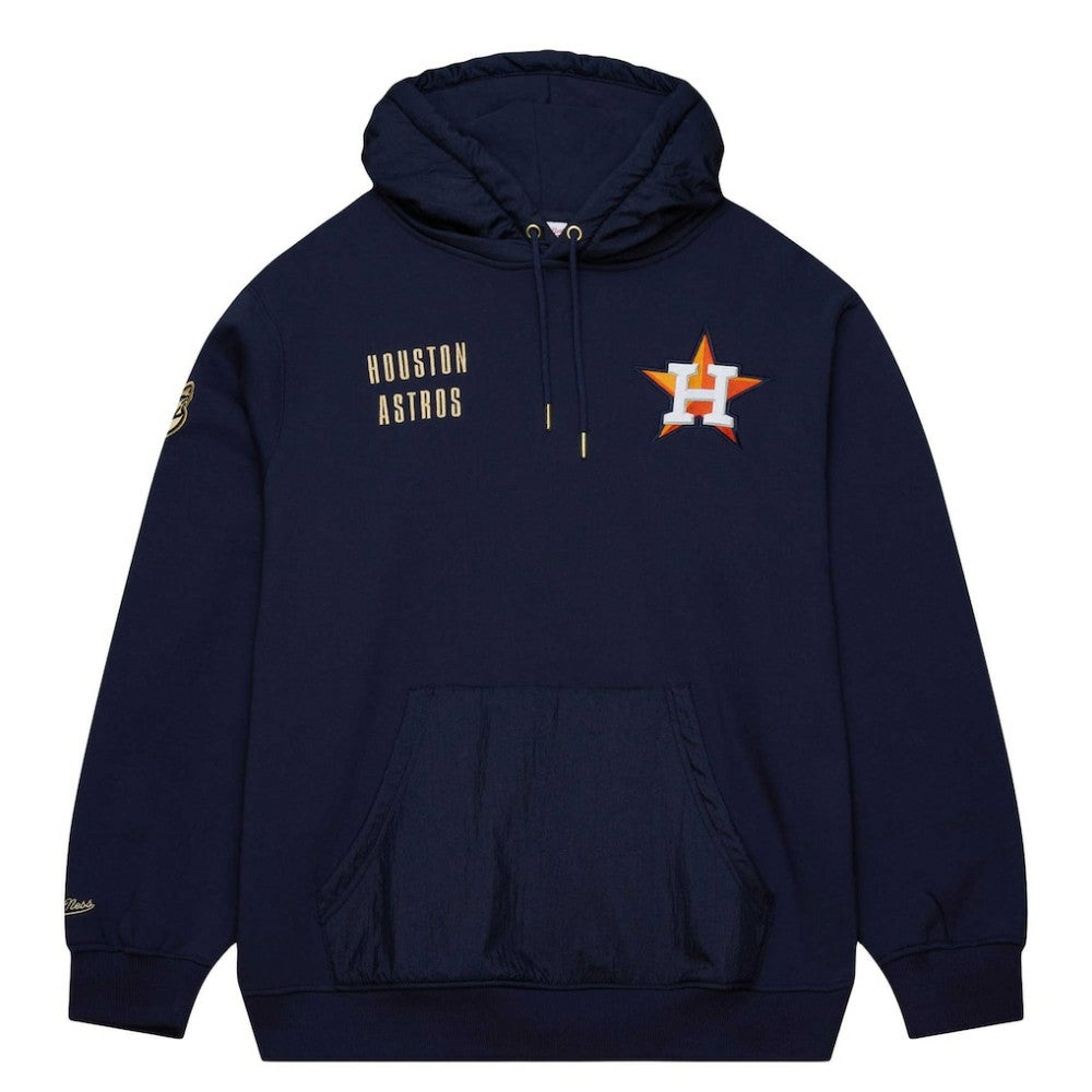 Houston Astros Mitchell & Ness Team OG 2.0 Current Logo Pullover Hoodie - Navy - Mitchell & Ness Sale