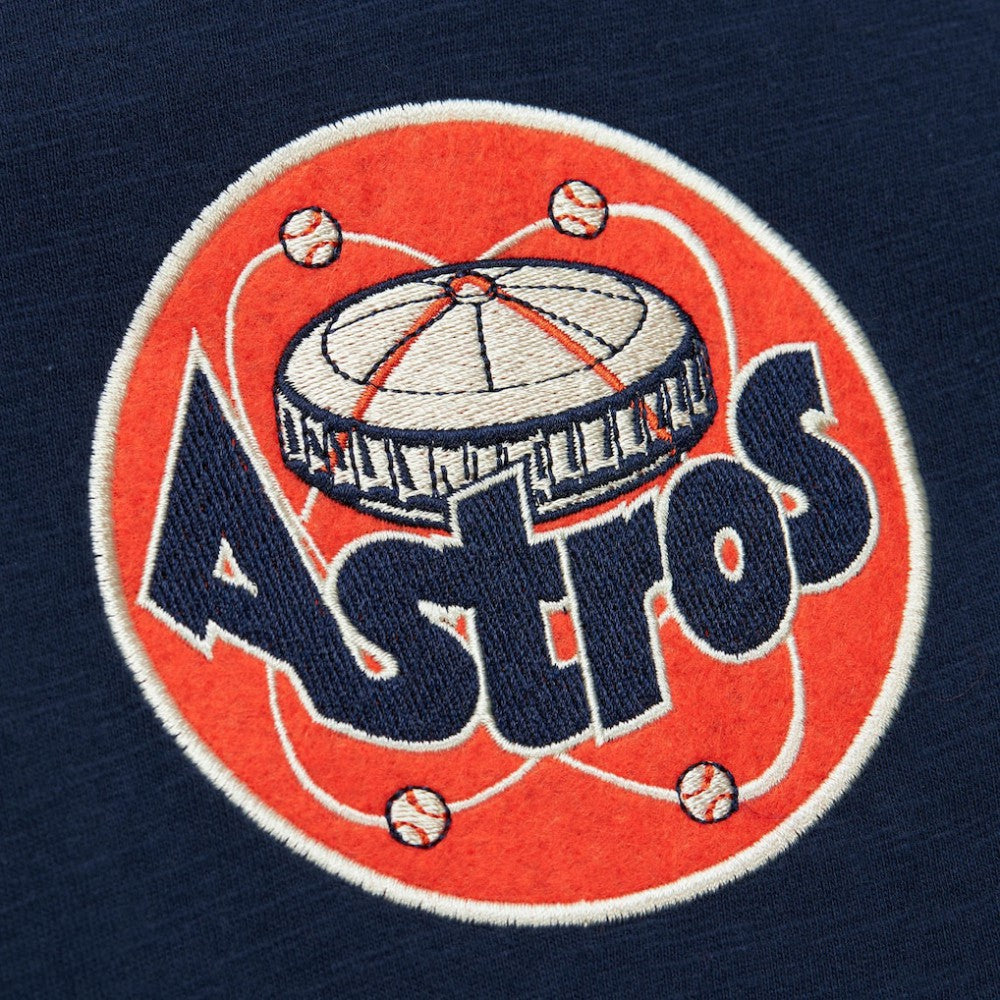 Houston Astros Mitchell & Ness Cooperstown Collection Legendary Raglan Slub Henley 3/4-Sleeve T-Shirt - Navy - Mitchell & Ness Sale