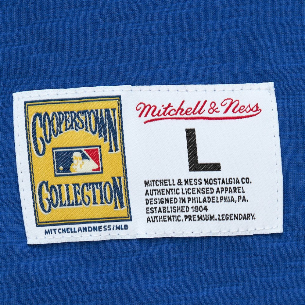 Atlanta Braves Mitchell & Ness Cooperstown Collection Legendary Raglan Slub Henley 3/4-Sleeve T-Shirt - Royal - Mitchell & Ness Online