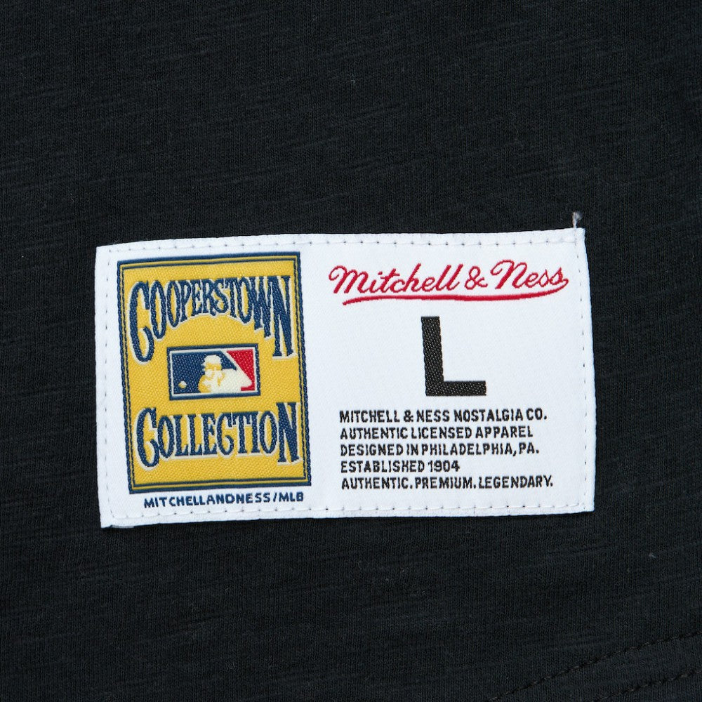 Baltimore Orioles Mitchell & Ness Cooperstown Collection Legendary Raglan Slub Henley 3/4-Sleeve T-Shirt - Black - Mitchell & Ness Discount