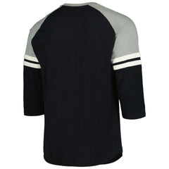 Chicago White Sox Mitchell & Ness Cooperstown Collection Legendary Raglan Slub Henley 3/4-Sleeve T-Shirt - Black - Mitchell & Ness Lifestyle