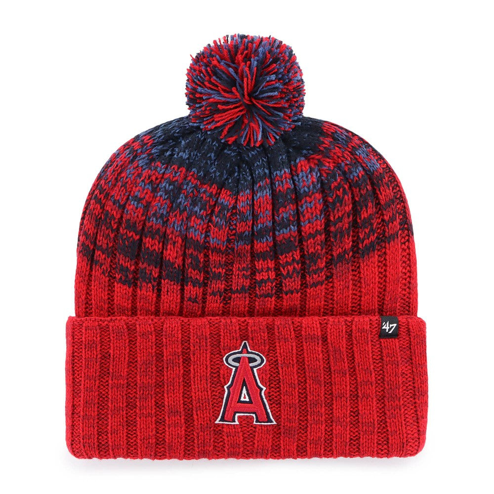 Los Angeles Angels '47 Youth Cascade Cuffed Knit Hat with Pom  - Red - 47 brand Sale