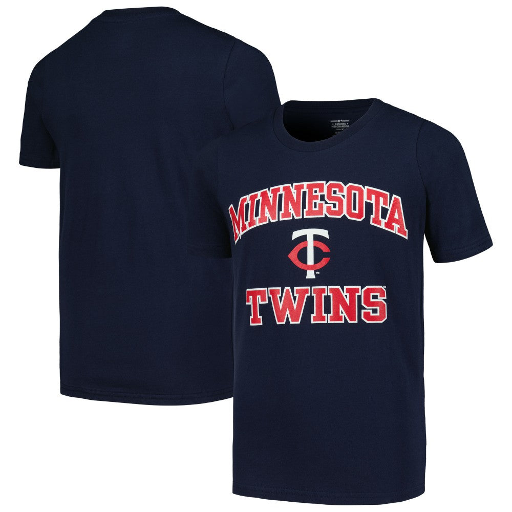 Minnesota Twins Youth Heart & Soul T-Shirt - Navy - MLB Lifestyle