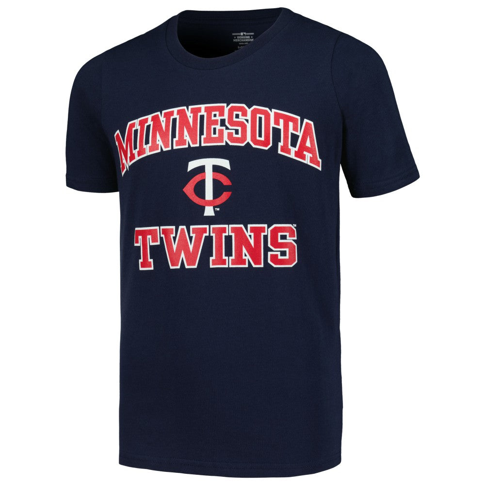 Minnesota Twins Youth Heart & Soul T-Shirt - Navy - MLB Lifestyle