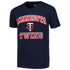 Minnesota Twins Youth Heart & Soul T-Shirt - Navy - MLB Lifestyle